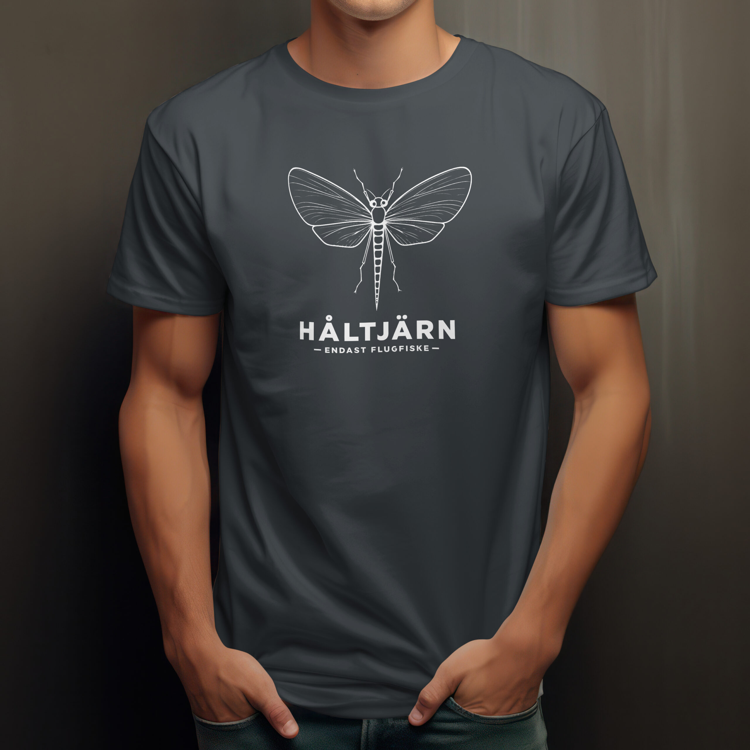 Håltjärn Tshirt Vit text