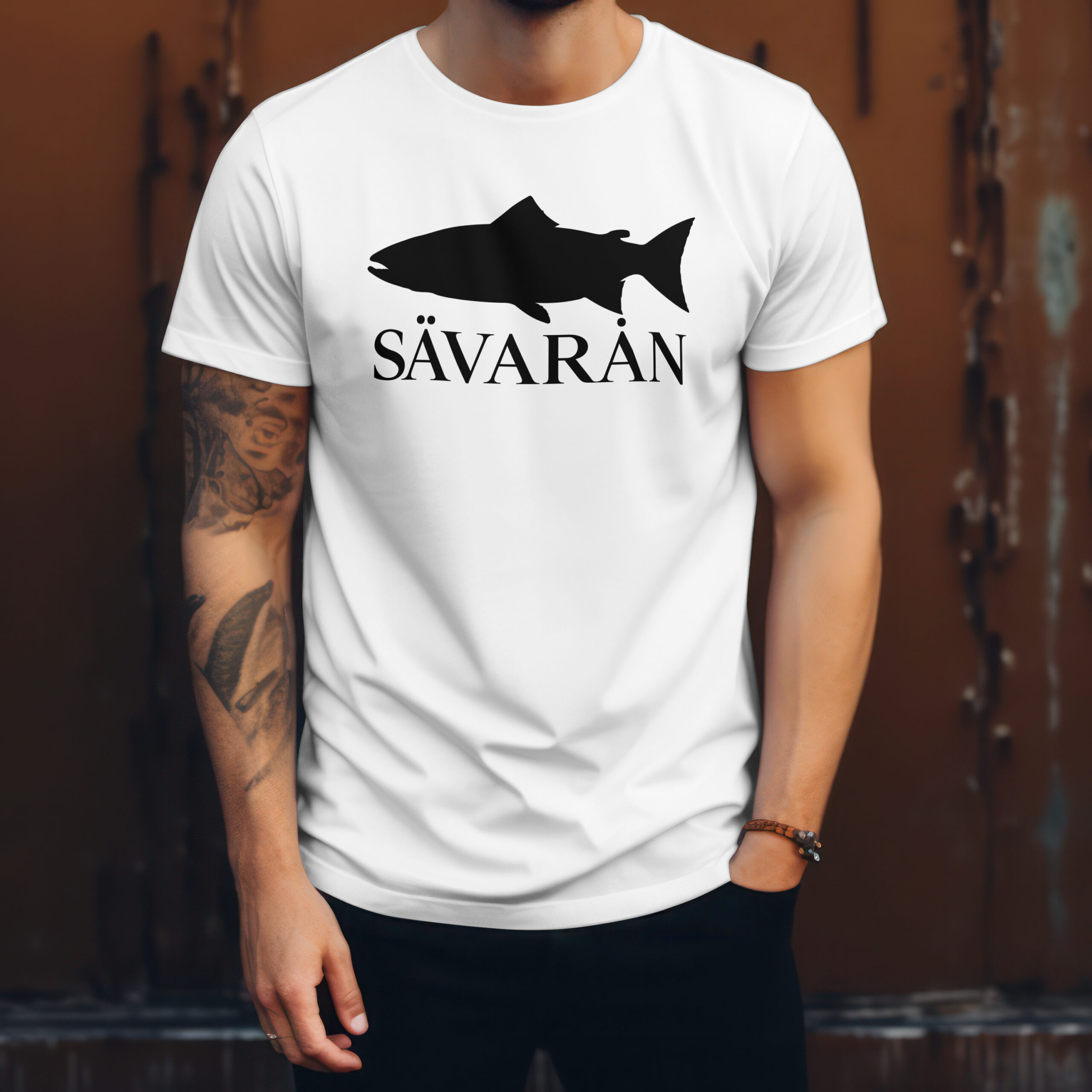 Sävarån classsic vit T-shirt