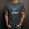 Håltjärn T-shirt grå med vit text