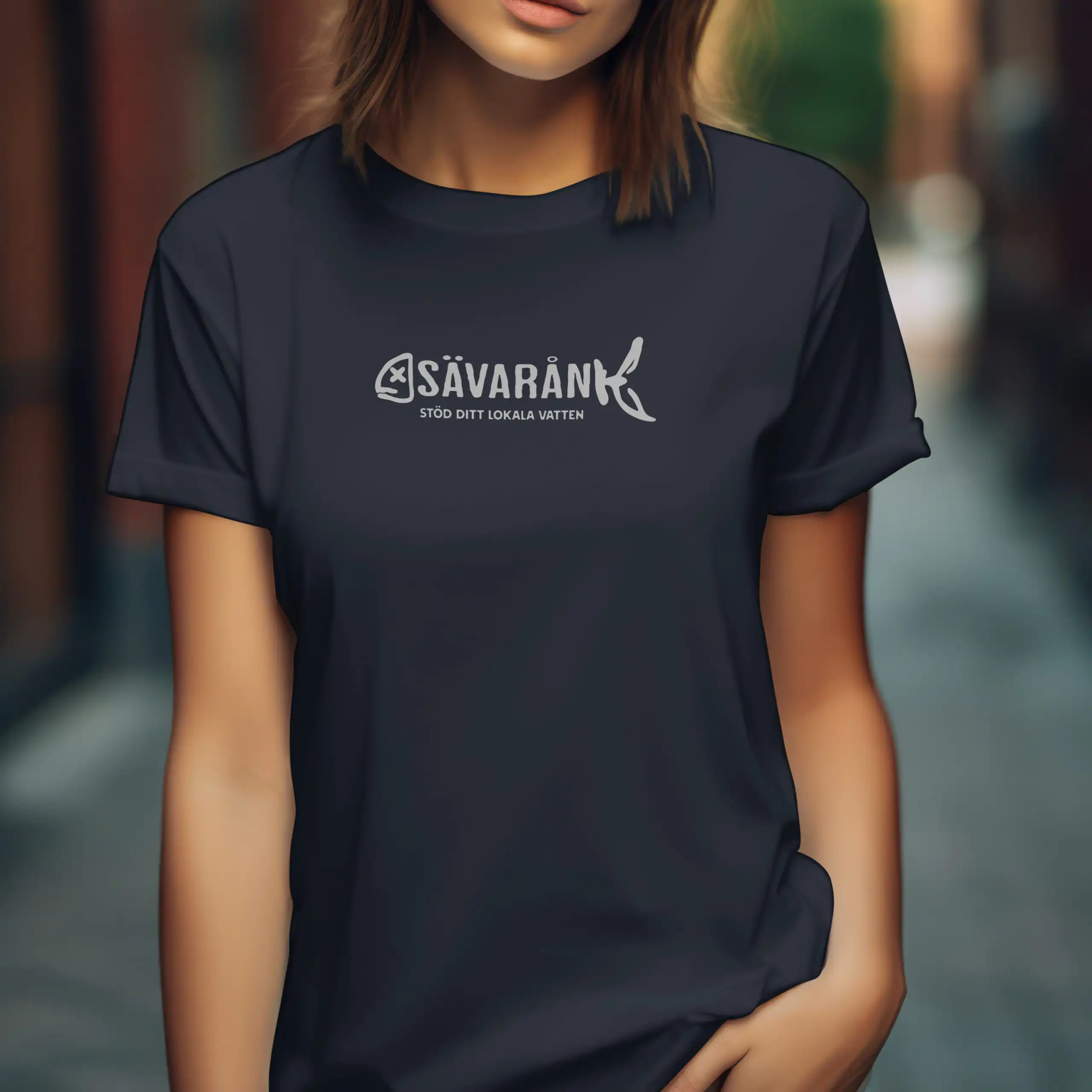 Sävarån T-shirt stöd ditt lokala vatten